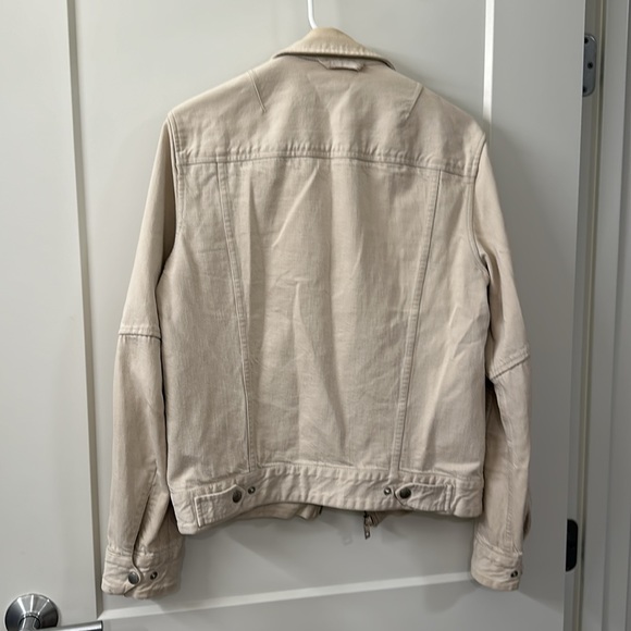 Rag and bone cotton twill moto jacket men’s size 38 - Picture 2 of 11